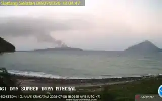 Volcanic Activity Increases, Mount Anak Krakatau Records 18 Eruptions in a Week