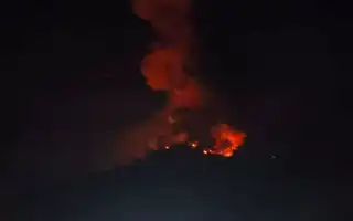 Mount Karangetang Eruption: Land Fire on Siau Island Extinguished