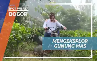 Explorando la ruta todoterreno de Gunung Mas: La emoción de conducir un ATV en medio de una plantación de té