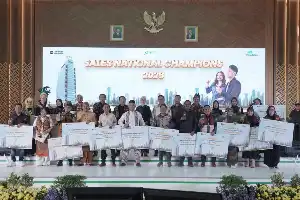 Perkuat Kinerja, Pegadaian Tantang Tenaga Pemasar Melampaui Batas Target