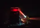 Bus Tingkat Gunung Harta Terbakar di Tol Nganjuk, Hangus Menyisakan Rangka