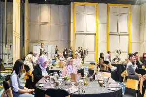 Sharpening Professional Skills, Unesa Office Administration Education Students Participate in Business Etiquette and Table Manner Training