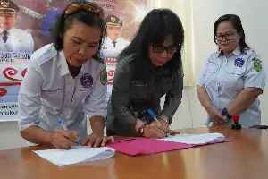 Dorong Transformasi Digital, Diskominfo Kutai Barat Jalin Kemitraan Strategis dengan SMKN 1 Linggang Bigung