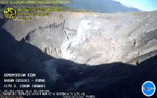 PVMBG Sets Alert Status for Mount Lokon, Tourists Banned from Approaching within a 1.5-Kilometer Radius