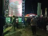Cimarga Sector Police Provide Tight Security at Folk Entertainment Event in Cilaki Field, Lebak
