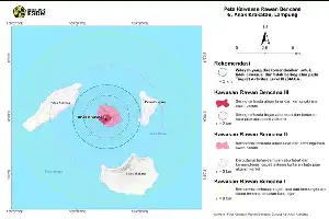 Estado de alerta en el volcán Anak Krakatoa: instan a la población a evitar bulos sobre tsunamis