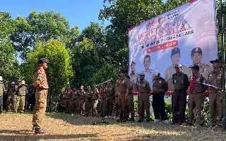 Para reforzar la solidaridad, PKS Banten organiza un Campamento de Defensa de la Patria para cientos de cuadros principales