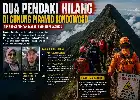 Pencarian Dua Pendaki Hilang di Gunung Piramid Bondowoso Difokuskan pada Jalur Punggung Naga