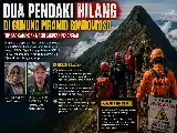 La búsqueda de dos montañistas desaparecidos en el monte Piramid de Bondowoso se centra en la ruta del "Lomo de Dragón"