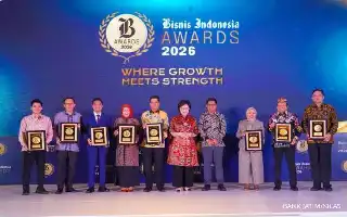 Bank Jatim gana el prestigioso premio Bisnis Indonesia Award 2026