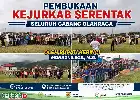Cientos de atletas compiten: el regente Monadi inaugura el Campeonato de la Regencia Simultáneo de Kerinci 2026