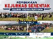Cientos de atletas compiten: el regente Monadi inaugura el Campeonato de la Regencia Simultáneo de Kerinci 2026