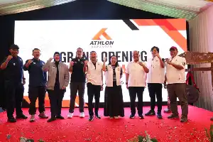 Impulsando los logros olímpicos, Athlon Arena Nusantara Sawangan se inaugura oficialmente como centro nacional de atletas