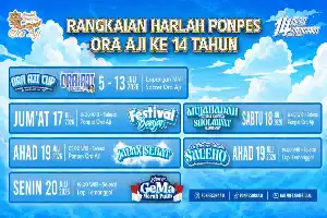 Celebrating its 14th Anniversary, Ora Aji Islamic Boarding School in Yogyakarta Hosts Sports Festival and National Music Concert