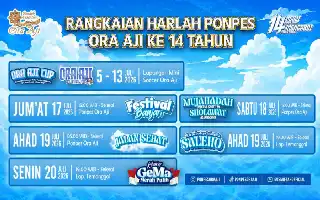 Celebrating its 14th Anniversary, Ora Aji Islamic Boarding School in Yogyakarta Hosts Sports Festival and National Music Concert