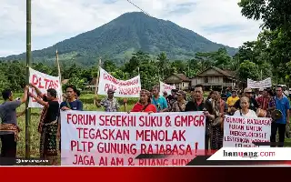 Maintain Ecological Sustainability, South Lampung Residents Reiterate Rejection of Gunung Rajabasa Geothermal Power Plant Project