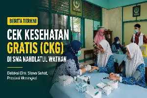 SMA Nahdlatul Wathan Jakarta and Puskesmas Penggilingan Implement Early Detection of Student Health Through Free Services