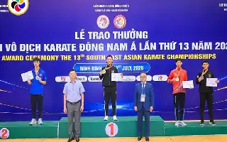 Joven karateca de Kutai Kartanegara gana el bronce en el evento SEAKF de Vietnam