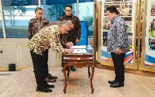 Erick Thohir jura a nuevos funcionarios y enfatiza la transformación del Kemenpora en un centro de inversión