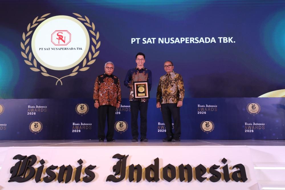 Kinerja Keuangan Moncer, Sat Nusapersada Raih Penghargaan Bergengsi di BIA 2026