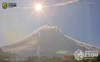 Mount Merapi Erupts Again, Pyroclastic Flow Travels 1.7 Kilometers Southwest
