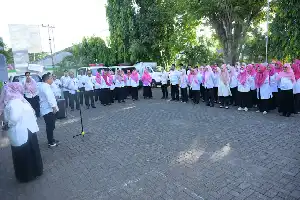 Pimpin Apel 'Rabu Menyapa', Sekda Ternate Tekankan Kolaborasi dan Layanan Proaktif di Sektor Kesehatan