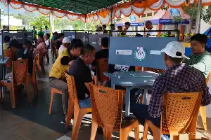 South Halmahera PORDI Successfully Holds Inaugural Domino Tournament in Tembal Village