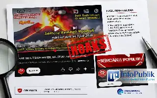 BPBD Lumajang Clarifies Hoax Video of Semeru Eruption Circulating on Social Media