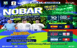 Jambi Municipal Government Facilitates 2026 World Cup Public Viewing at Siginjai Keris Monument
