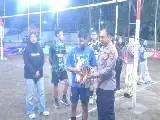 Maintaining Order, Sewon Police Secure Pendowoharjo Porkal Volleyball Tournament Final