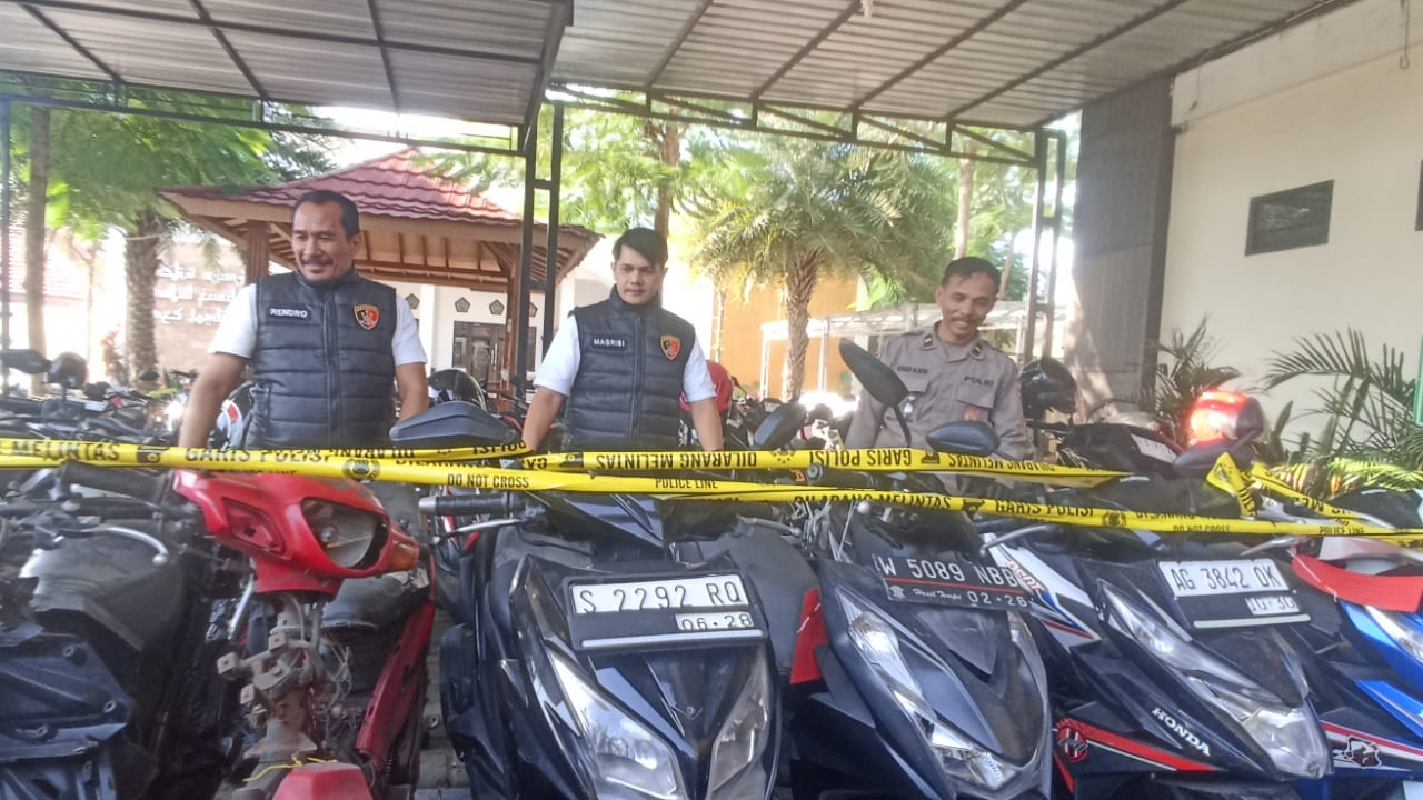 Polres Jombang Ringkus Komplotan Spesialis Curanmor yang Kerap Incar Lokasi Keramaian