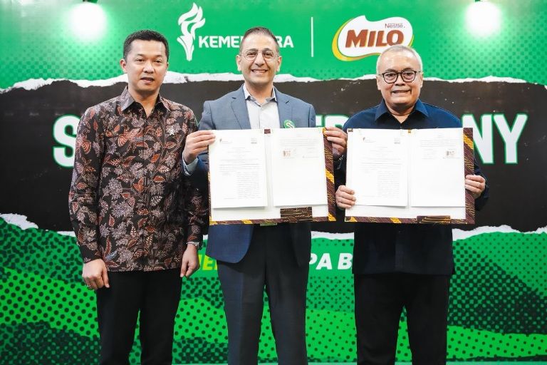 Dorong Industri Olahraga Nasional, Kemenpora Jalin Kemitraan Strategis dengan Nestlé Indonesia