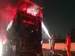 Gunung Harta Bus Fire on Nganjuk Toll Road: Driver's Quick Action Saves Dozens of Passengers