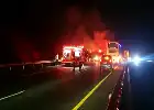 Bus Premium Gunung Harta Ludes Terbakar di Nganjuk, Kerugian Capai Rp3,5 Miliar