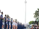 Joint Sports Activity at Monas, Defense Minister Sjafrie Emphasizes the Importance of Solidity and Esprit de Corps of MoD Employees