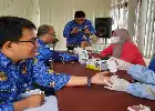 Optimizing Public Services, Kariangau Sub-district Holds Routine Health Checks for Employees