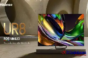 Hisense fortalece el mercado de televisores de pantalla grande y lanza la serie RGB-MiniLED UR8S en Indonesia