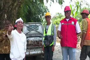 Comienza el proyecto de reparación de la carretera de Liung Gunung, el regente de Purwakarta destaca las garantías de seguridad de los trabajadores