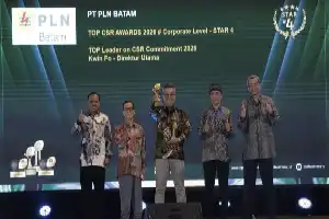 PLN Batam Wins National Award for Integrating CSR and ESG Strategies