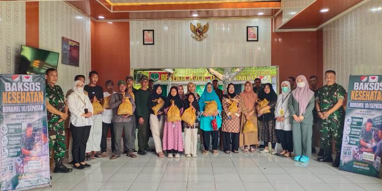 Perkuat Sinergi, Koramil 10/Sepatan Gelar Layanan Kesehatan Gratis bagi Masyarakat
