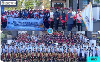 Usung Target Tiga Besar, Kontingen KORMI Kubu Raya Resmi Bertolak ke FORPROV II Kalbar
