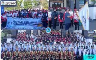 Aiming for Top Three, Kubu Raya KORMI Contingent Officially Departs for West Kalimantan FORPROV II