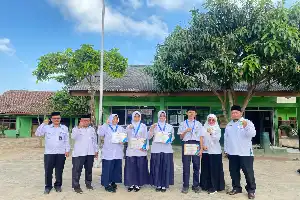 Shining in the Karate Arena, Students of MTsN 2 South Lampung Sweep Four Medals at the 2026 Lampung Student Olympic