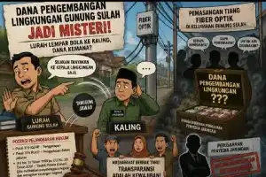 Polemic over Fiber Optic Compensation Funds in Gunung Sulah, Residents Demand Transparency from Sub-district Officials