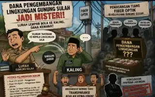 Polemic over Fiber Optic Compensation Funds in Gunung Sulah, Residents Demand Transparency from Sub-district Officials