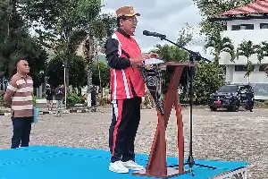 Preparativos para el 81.º Aniversario de la Independencia de RI: El Vicegobernador de TTU Enfatiza la Disciplina y la Salud de los Miembros de Paskibraka