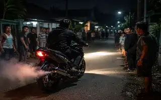 Поліція Магеланга висловилася щодо вірусного відео про ймовірне вилучення мотоцикла в Мунтілані