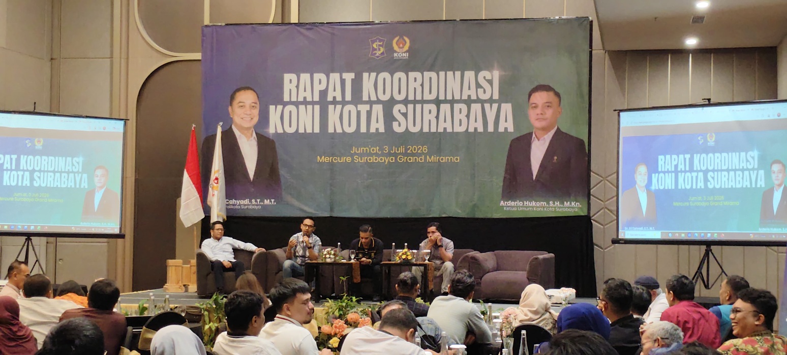 KONI Surabaya Komitmen Perbaiki Fasilitas Latihan demi Prestasi Atlet