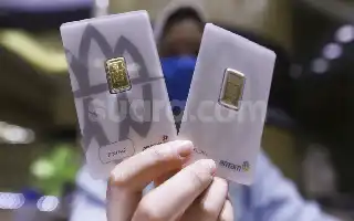 Inicio de semana, el precio del oro de Antam se mantiene en 2,67 millones de IDR por gramo
