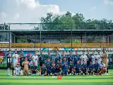 Pererat Sinergi Antar-OPD, Diskominfo Kampar Tekuk Bapenda 4-3 dalam Laga Mini Soccer